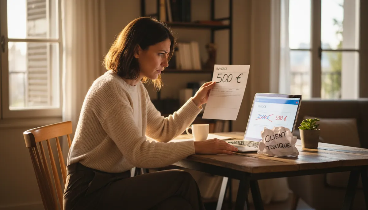 Client toxique en freelance : signaux d'alerte, recadrage et sortie propre (guide 2026)