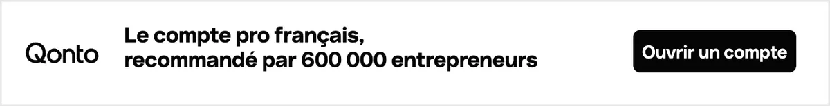 Qonto, le compte pro français recommandé par 600 000 entrepreneurs. Ouvrir un compte.