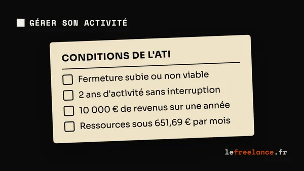 Allocation des travailleurs indépendants (ATI) : y as-tu droit après une fermeture ?