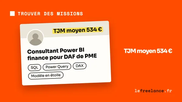 Devenir consultant Power BI freelance : missions, stack Microsoft et TJM en 2026