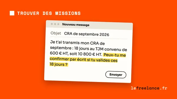 CRA freelance non validé : débloquer ta facture en mission au TJM