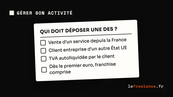Déclaration européenne de services (DES) : qui doit la faire et comment la remplir