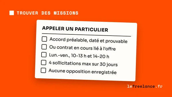 Prospection téléphonique freelance : peux-tu encore appeler un particulier en 2026 ?