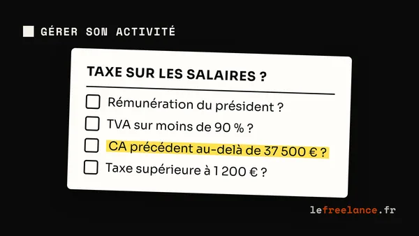 Taxe sur les salaires en SASU : un président freelance doit-il la payer ?