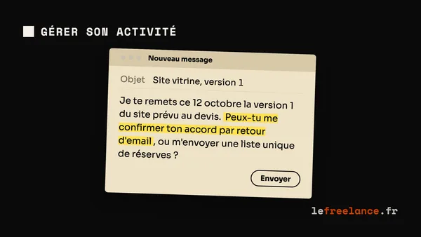 Validation d'un livrable freelance : obtenir l'accord du client et facturer